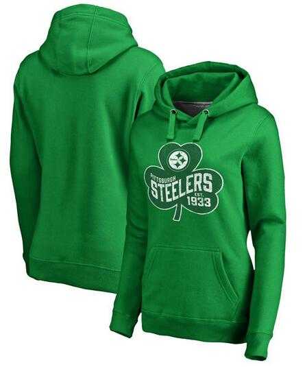 Women Pittsburgh Steelers Pro Line by Fanatics Branded St. Patrick's Day Paddy's Pride Pullover Hoodie Kelly Green FengYun,We sell and wholesale Women Pittsburgh Steelers Pro Line by Fanatics Branded St. Patrick's Day Paddy's Pride Pullover Hoodie Kelly Green FengYun on line form chian!